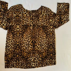 Animal print top